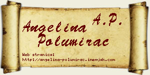 Angelina Polumirac vizit kartica